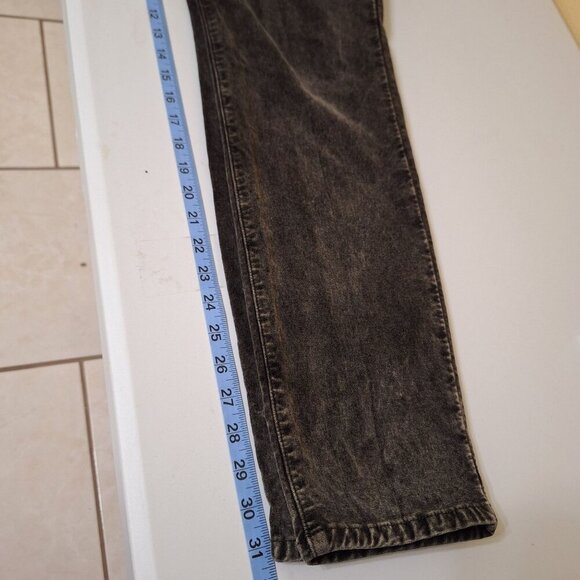 Eileen Fisher Womens Velveteen Mineral Charcoal Wash Skinny Jeans Size 14 - Picture 8 of 9